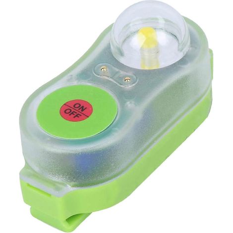 Lampe de localisation automatique pour survivants, lampe de gilet de sauvetage auto-éclairée au lithium-i pour eau de mer (cyan) (1/5)