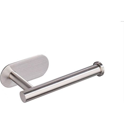 Selbstklebender, wandmontierter Toilettenpapierhalter aus Edelstahl SUS 304