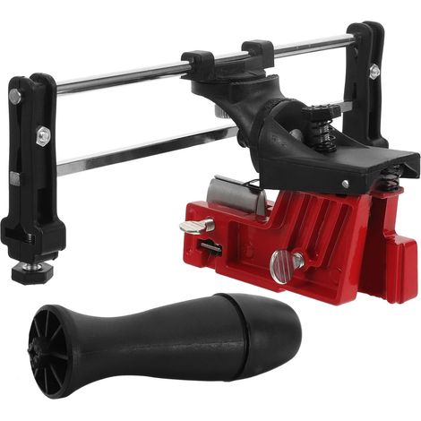 Kit Affûtage Chaîne Tronçonneuse en Métal, Guide Pratique pour Affûteur Manuel, Accessoire Compatible Multi-chaînes, Outil d'entretien pour Jardin et Bricolage, Solide et Facile (1/5)