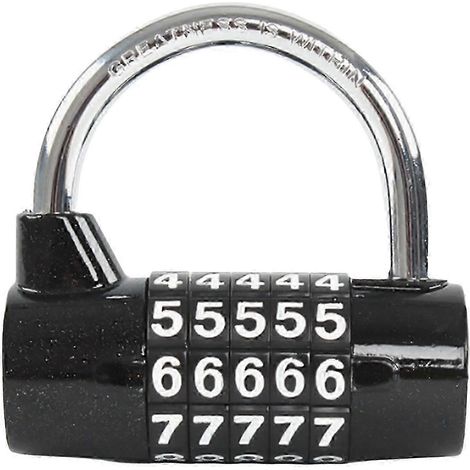 Cadenas de voyage à combinaison numérique à 5 chiffres en alliage de zinc (1/5)