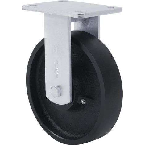RUEDAS ALEX rueda fija  17slr150-ci hierro fundido eje liso , Descripción
Ruedas de acero, especialmente indicada para soportar altas cargas hasta 1.000 Kg.
Se aplica en hornos que soportan altas temp (1/3)