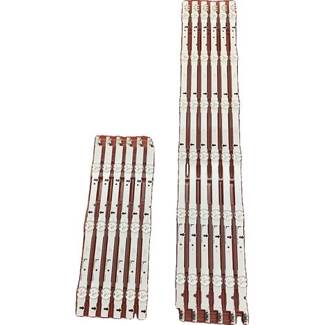 Ruban LED, Longueur 1010mm, Alimentation 3V, Configuration 9 LED, Prend en charge les modèles UE48H, Diodes durables (1/5)
