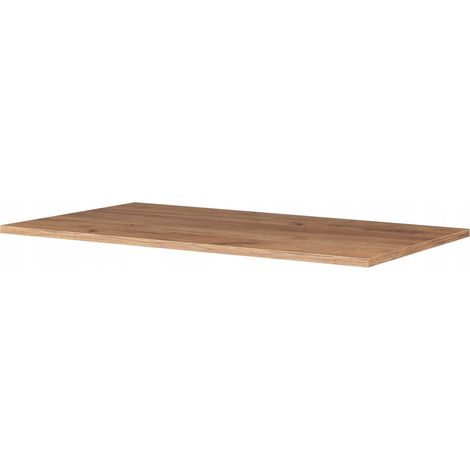 Furnidea - Plan de travail pour meuble de salle de bain VENA FLOW chêne Craft 80 cm