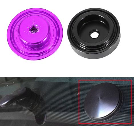 Set mit 2 Heckscheibenwischer-Entfernungsstopfen für Honda, violette Kunststoffabdeckung, Abdeckzubehör, Heckklappenkompatibel, 19-mm-Befestigungsloch, Füllset (1/5)
