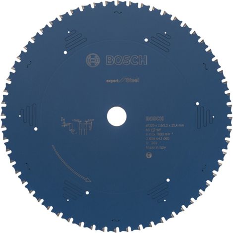 Bosch Accessories Expert for Steel 2608643060 Kreissägeblatt 305 x 25.4 x 2.2 mm Zähneanzahl: 60 1 S (1/5)