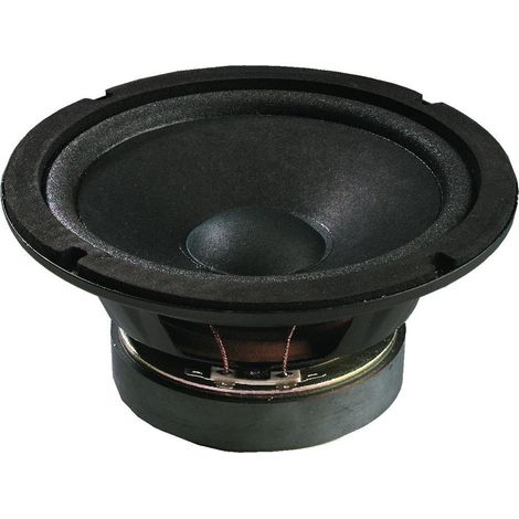 Haut-Parleur Universel, idéal pour la Reproduction de la Gamme des Basses et Moyennes fréquences, Enceinte Mid-Range, à Monter soi-même, en Noir (1/2)