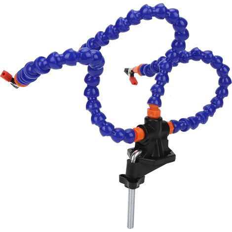 Outil de soudage à bras articulé 3 pinces de serrage flexibles avec base fixe en alliage d'aluminium (1/5)