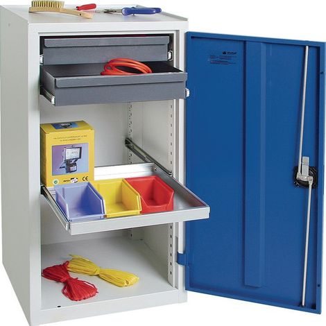 Gabinete de herramientas/Servicio de máquina H1000XL500XP500 mm 2 cajones. 1 estante