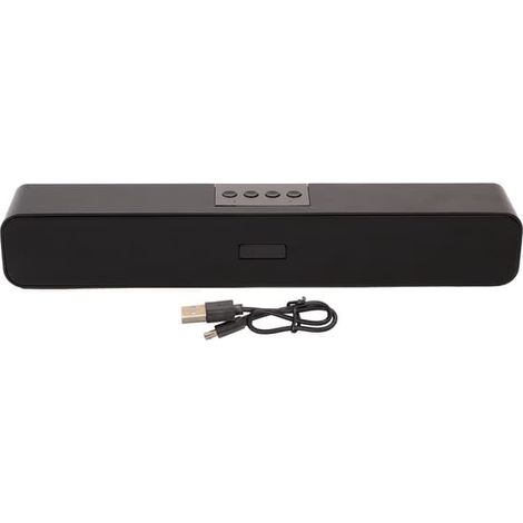 Barre de son Bluetooth sans fil, 5 modes de lecture, réduction du bruit, son surround, batterie 1200 mAh, Bluetooth 5.0 (1/5)