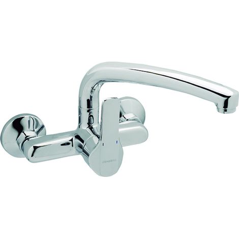 GENEBRE 61192 28 45 66 K8 Grifo Monomando Fregadero Mural 15Cm - ref: 61192 28 45 66