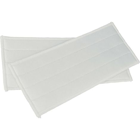 vhbw 2x Replacement Cover Scrubber Sleeve compatible with Kärcher KV 4, KV 4 Premium Window Cleaner Squeegee - Mop Attachment Cloth Pad