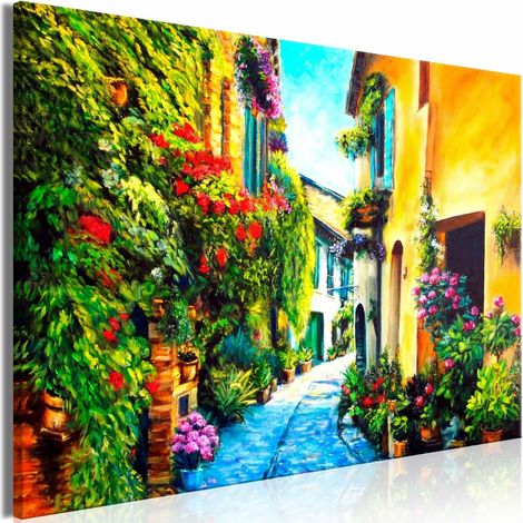 Tableau belle rue large - 120 x 80 cm (1/4)