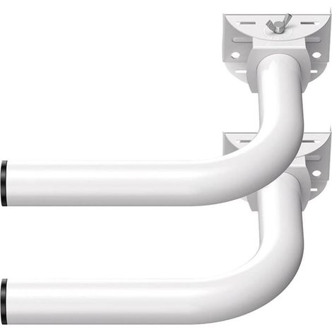Support de fixation pour pont sans fil (lot de 2), réglable à 150°, en acier inoxydable, universel, pour poteau en J. (1/5)