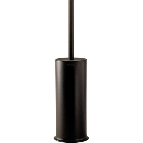 Cosmic Free Standing Toilet Brush Matte Black Geyser (1/5)