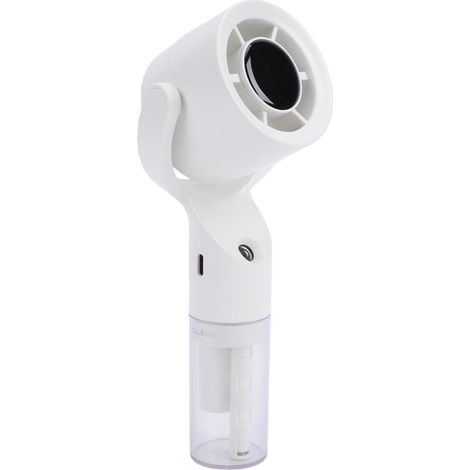 Ventilateur Portatif, Ventilateur Brumisateur Portable avec 3 Vitesses Réglables, 500 MAh, Refroidisseur D'air Rechargeable par USB, Rotatif à 90 Degrés, Refroidissement Rapide (1/5)