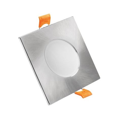 Anneau LED encastré fixe (7W 3CCT 840lm) IP65 Ø9x4,1cm couleur nickel (1/5)