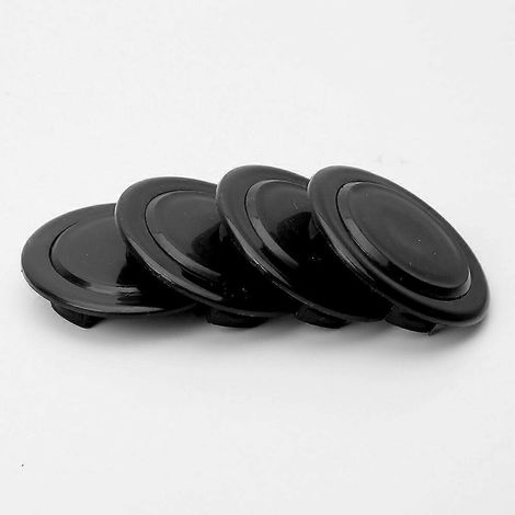 Anneau de trou pour parasol de table, jardin, 5 cm, bouchon noir en plastique pour mobilier de terrasse