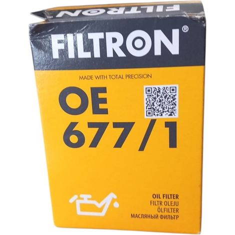 Filtro olio motore marca filtron codice filtro oe 677/1