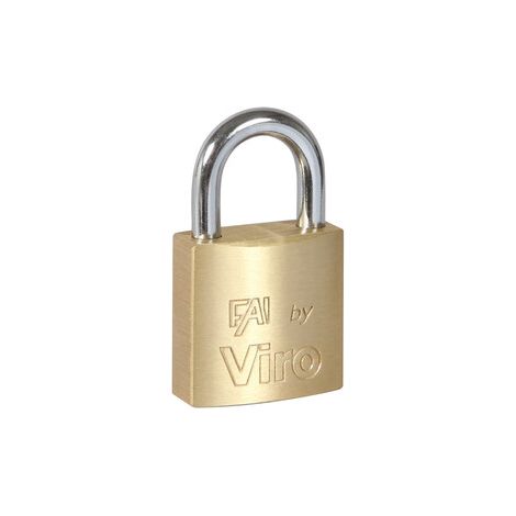 VIRO 552 FAI LUCCHETTO RETTANGOLARE 25 MM- 12,0 pz
