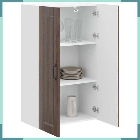 885142 Armoire de cuisine Chêne brun 60 x 31 x 100 cm (1/5)