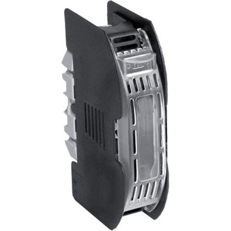 Portafusibile con protezione per fusibili NH 00, unipolare, 690V 160A, fissaggio su guida DIN, tipo PNH00-DIN IP20 - Wimex 5550177D