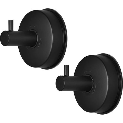 Set mit 2 Saugnapfhaken aus Edelstahl für Bad, Dusche, Küchenhandtuchhalter, Garderobenständer, Bademantelhalter, Matte (1/5)