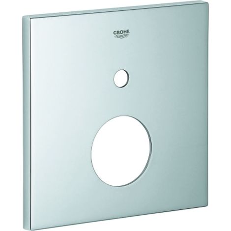 Roseta cuadrada Grohe 48435 para EMH-FMS con 2 desviadores cromados