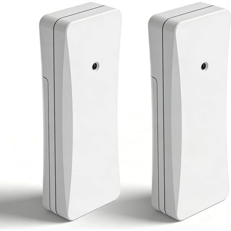 Lot de 2 capteurs extérieurs pour station météo : Compatible uniquement avec BLADR, capteur sans fil pour la température extérieure et l'humidité avec 3 canaux réglables (1/5)