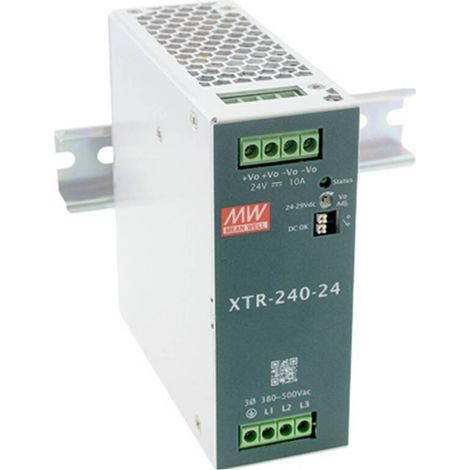 [NEUWERTIG] B-Ware Mean Well Hutschienen-Netzteil XTR-240-36 240W Stromversorgung 36V 6,66A 800g (1/2)