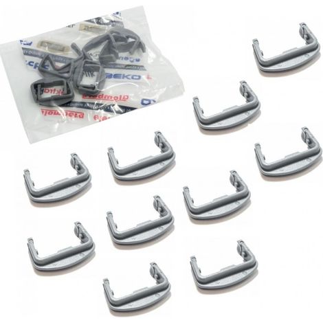 KIT 10PZ FERMO GUIDA CAPPUCCIO PER CESTELLO LAVASTOVIGLIE BEKO ARCELIK