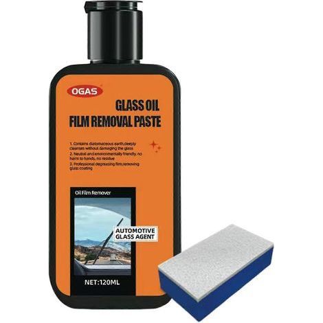 Crème nettoyante pour vitres de voiture. éliminant les traces d'eau et les films protecteurs. (1/5)