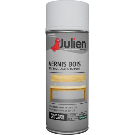 Aerosol de barniz para madera incoloro satinado 400ml - Julien
