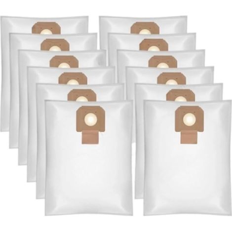12 Sacs pour Aspirateur Bosch GAS35,GAS35L AFC,2607432037 (1/4)