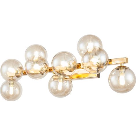 Wandlampe goldfarben Kugelglas Dallas Maytoni (1/3)