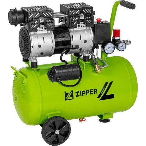 Schallgedampfter Luftkompressor 24 lt 8 bar Zipper zi-com24si (1/4)