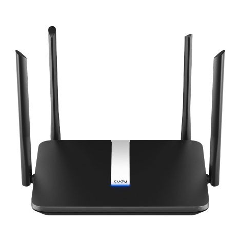 CUDY ROUTER AX1800 DUAL BAND WIFI 6 5 PORTAS 4 ANTENAS (1/5)