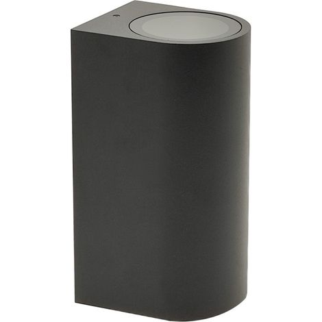 Aplique Led GARLUX R Housing 2xGU10, Negro (1/5)