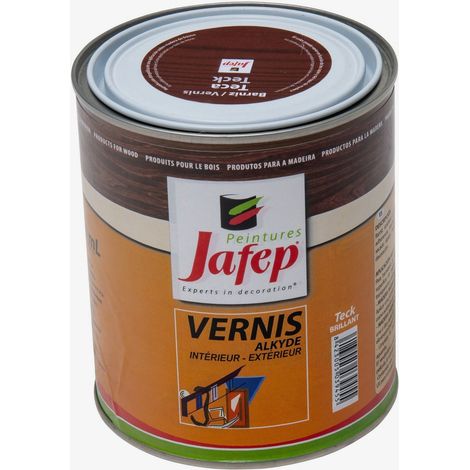 Synthetischer Lack Teak-Farbe glänzend Jafep 750 ml