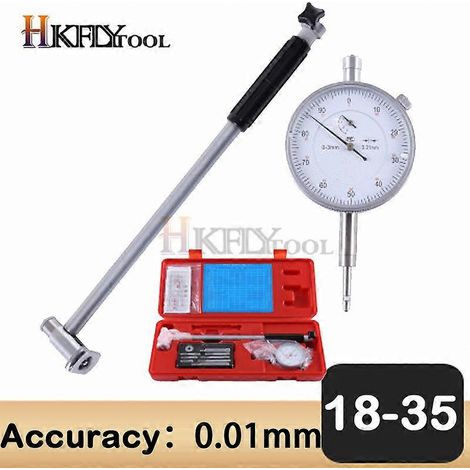 50-160 mm 35-50 mm 0,01 mm Indicateur d'alésage à cadran Indicateurs de diamètre Kit de test de mesure de précision pour cylindres de moteur (18-35 mm) (1/5)