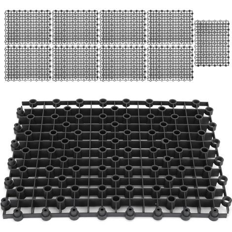 Panneau d'isolation multifonction pour Aquarium, 10 pièces, plaque de filtre de fond diviseur, 10 pièces noires (1/5)