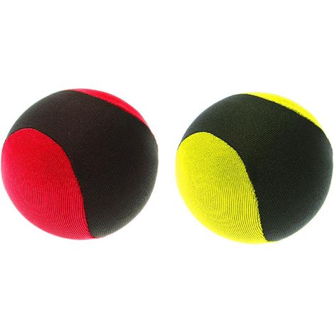 2 Pieces Water Bouncy Ball for Beach and Pool Soft Anti-Stress Suitable for Adults Boys Girls Swimming Pool Beach Sea Outdoor Activities (Yellow, Red) (1/5)