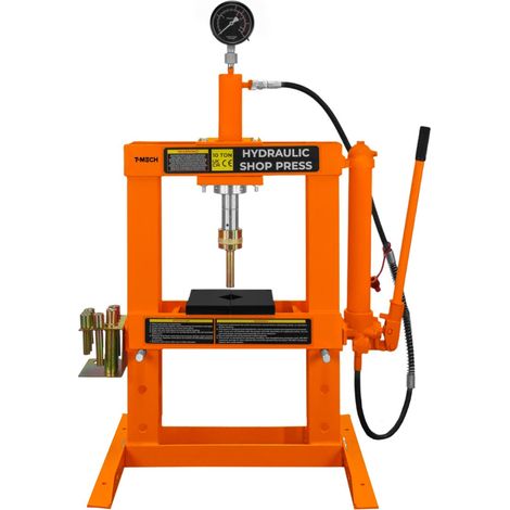 Hydraulic Shop Press with Gauge – 10 Tonne (1/5)