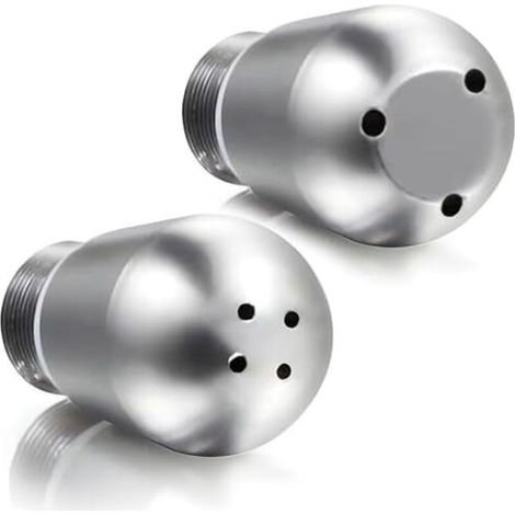 CCYKXAA 2 Pack Steam Nozzle for Sage Barista Stainless Steel Steam Nozzle of Coffee Machine, 3/4 Holes, Accessories Compatible with Sage/Breville Barista Express, Sage Barista Pro/Barista (1/4)