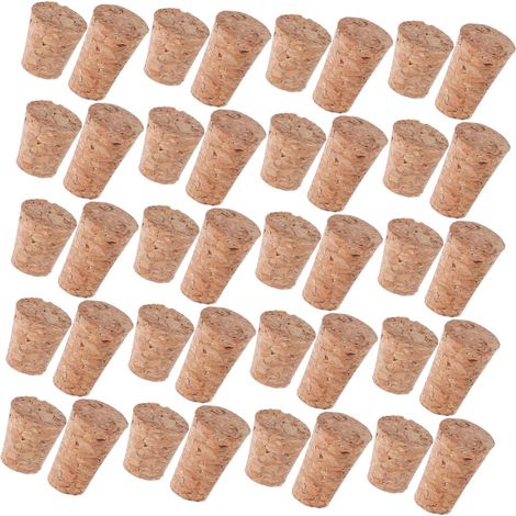 Lot de 40 bouchons liège, coniques pour bouteille et carafe (1/5)