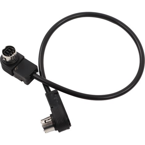 Câble adaptateur AUX 30cm pour autoradio Alpine, entrée CD player, cordon audio haute résistance, remplacement robuste, connecteur mâle 3.5mm, accessoire voiture durable. (1/5)