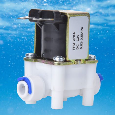 Connecteur d'entrée en plastique haute résistance pour électrovanne G1/4 po, usage domestique (1/5)
