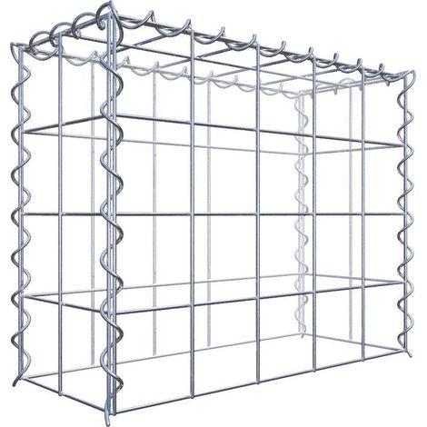 Gabiondeco - Gabion - Element de prolongation en hauteur 50 cm x 40 cm x 20 cm (L x H x P). maille 10 x 10 cm. Spirale. Attention : il manque une grille - Made in Ger... (1/5)