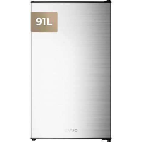 Frigorífico Mini EVVO F24X, 91 L, Inox, Bajo consumo