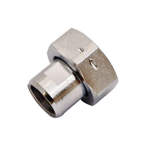 Raccord compteur eau p. lavabo 3/8’’ pour vanne coin x écrou 3/4’’