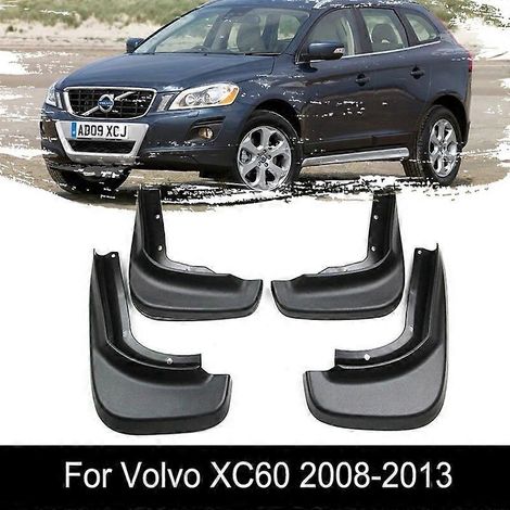 Schmutzfänger für Volvo XC60 (2008–2017), vorne und hinten, Spritzschutz, neue Ausführung, Kotflügelschutz, Autozubehör – XC60 (2008–2013)